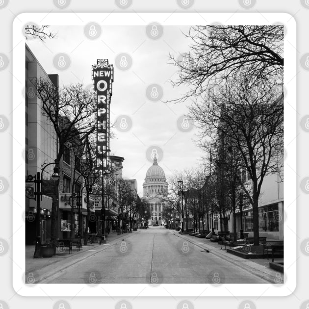 Madison, Wisconsin Magnet by juniperandspruce